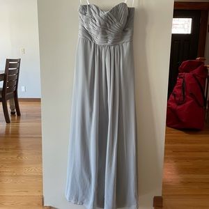 Grey B2 Jasmine Strapless Bridesmaid Dress